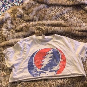 Junkfood Grateful Dead Crop Top
